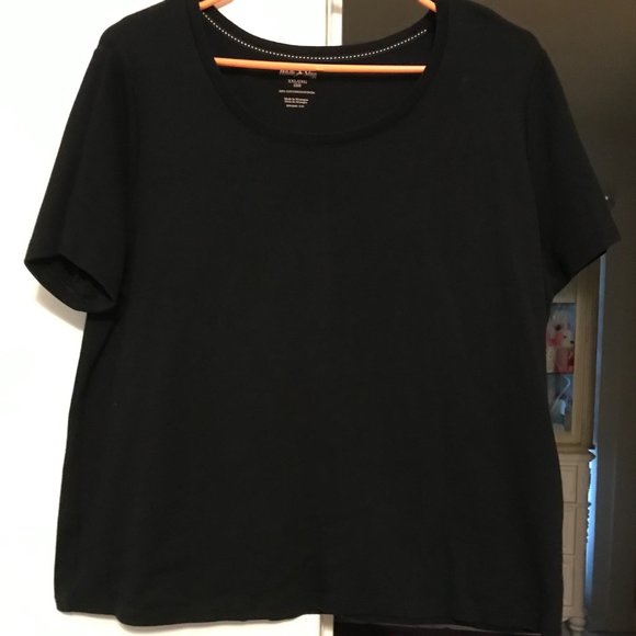 White Stag, 2X, 100% cotton tee, black - Picture 4 of 6